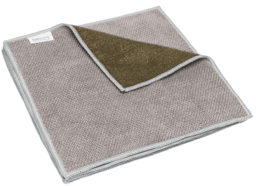 Microfiber Dish Cloth - 10" x 10" Dual-Sided, 4/pack [Scrub & Wipe]