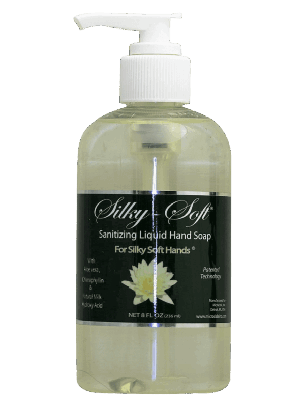 Silky-Soft Antibacterial Foaming Liquid Hand Soap, 8 fl.oz.